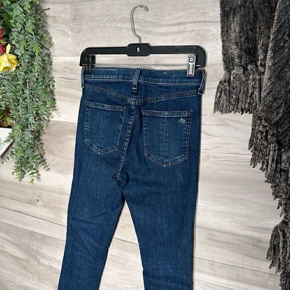 Rag and Bone Womens Indigo 10 Inch Capri Jeans Size 24 - Picture 6 of 9
